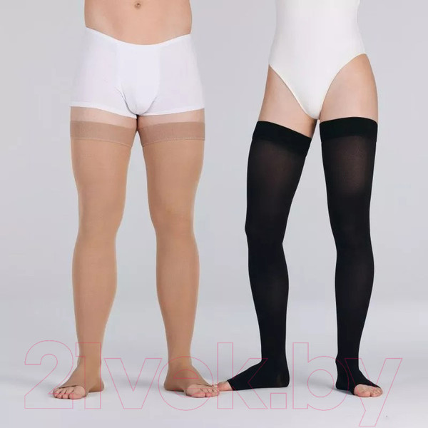 Изображение товара Чулки компрессионные Venoteks 3P230 короткий 3 кл.к. (р.3, бежевый)