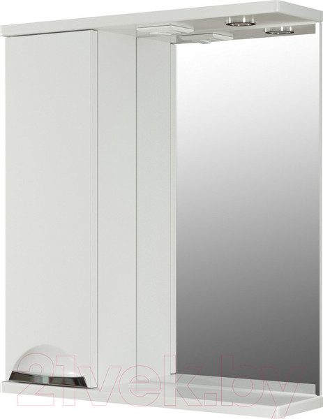 Изображение товара Шкаф с зеркалом для ванной Mixline Этьен 60 L 542407 (с подсветкой)