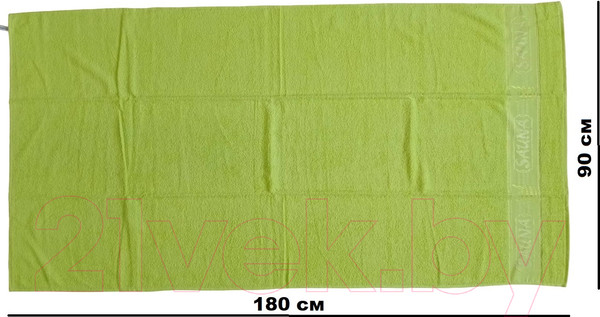 Изображение товара Полотенце Goodness Сауна махровое 90x180 (зеленый)