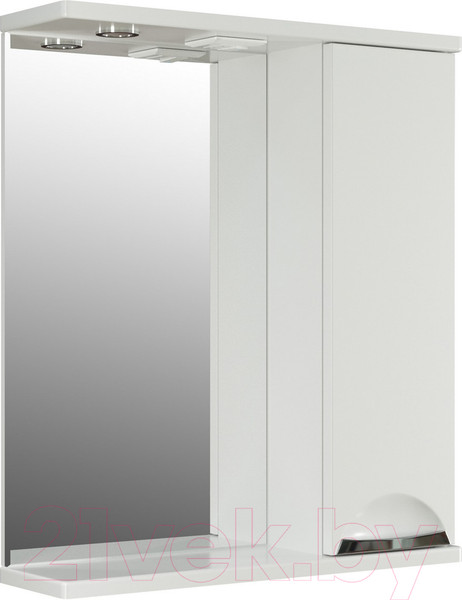 Изображение товара Шкаф с зеркалом для ванной Mixline Этьен 60 R 542408 (с подсветкой)