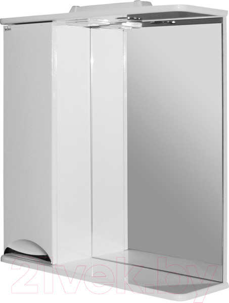 Изображение товара Шкаф с зеркалом для ванной Mixline Этьен 65 L 534830 (с подсветкой)