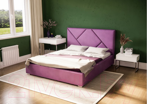 Изображение товара Двуспальная кровать Elmax Лигурия 160x200 Газ-лифт (Glory 17)