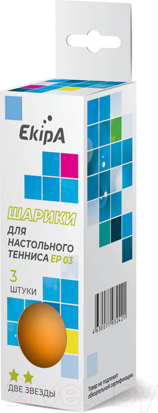 Изображение товара Набор мячей для настольного тенниса Ekipa EP03