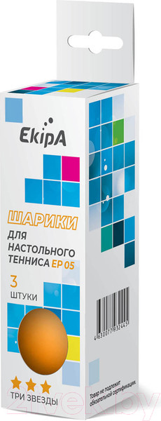 Изображение товара Набор мячей для настольного тенниса Ekipa EP06