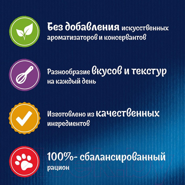 Изображение товара Влажный корм для кошек Felix Sensations с уткой и шпинатом в желе (75г)