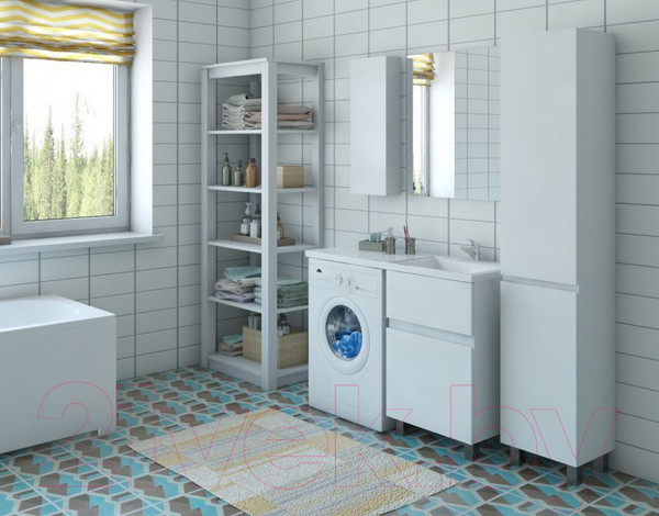 Изображение товара Шкаф-пенал для ванной Эстет Dallas Luxe R 40x34x200 / ФР-00001950