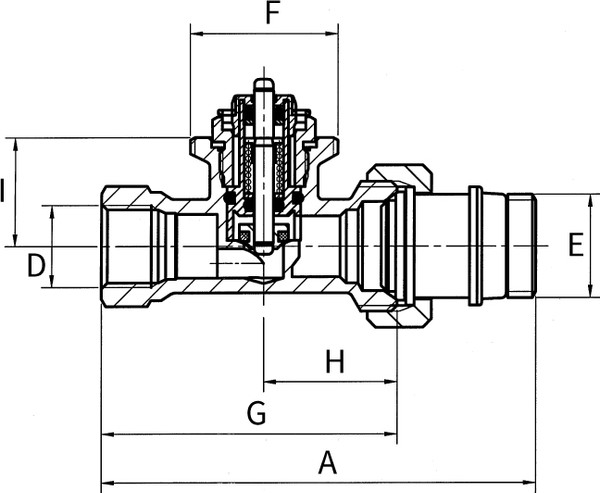 Изображение товара Клапан термостатический Simplex DN20 Проходная форма / F 34002