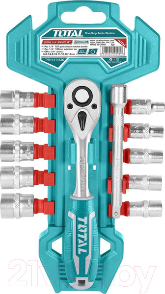 Изображение товара Набор головок слесарных TOTAL THT14114126