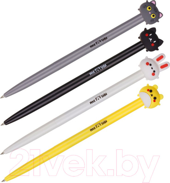 Изображение товара Ручка шариковая Meshu Cute Friends / 296372 (синий)