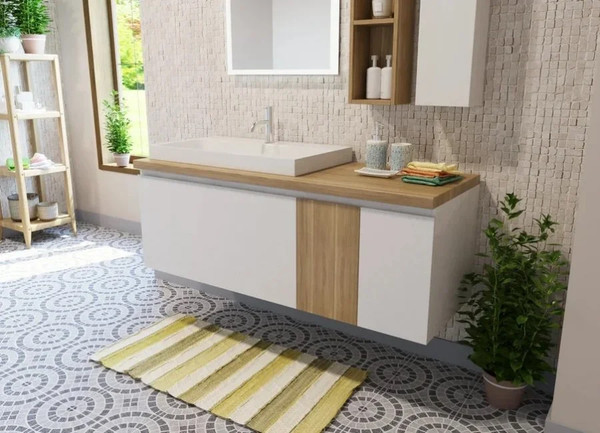 Изображение товара Тумба с умывальником Эстет Malibu L / ФР-00007126