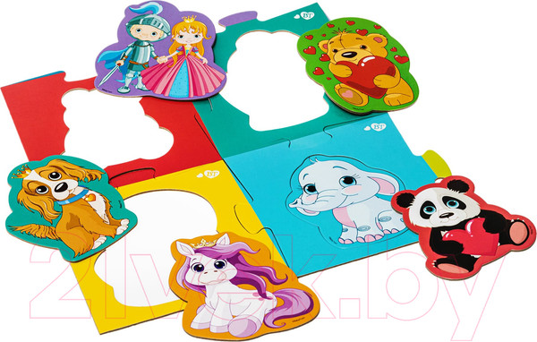 Изображение товара Развивающая игра Baby Toys Maxi. Милашки / 02509 (24эл)