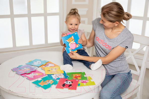 Изображение товара Развивающая игра Baby Toys Maxi. Милашки / 02509 (24эл)