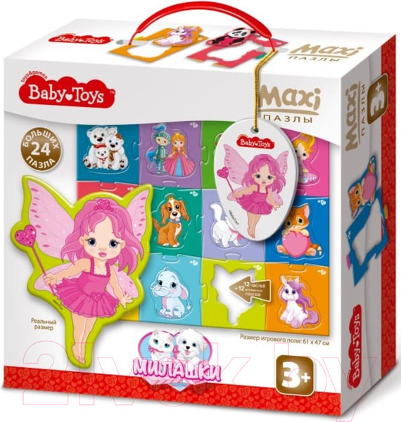 Изображение товара Развивающая игра Baby Toys Maxi. Милашки / 02509 (24эл)