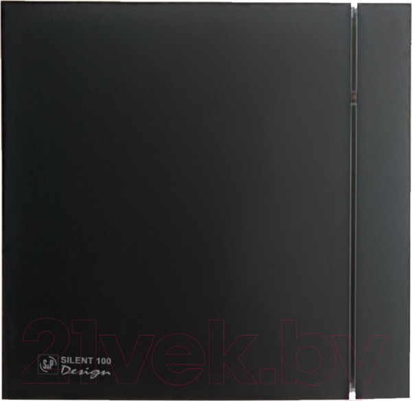 Изображение товара Вентилятор накладной Soler&Palau Silent-100 CZ Matt Black Design 4C / 5210007700