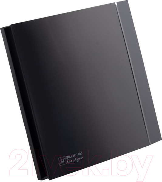 Изображение товара Вентилятор накладной Soler&Palau Silent-100 CZ Matt Black Design 4C / 5210007700