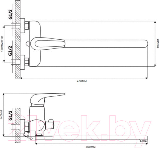 Изображение товара Смеситель Ekko E22102