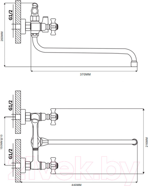Изображение товара Смеситель Ekko E26024