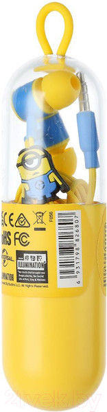 Изображение товара Наушники Miniso Minions Collection F056 / 6807 (желтый)