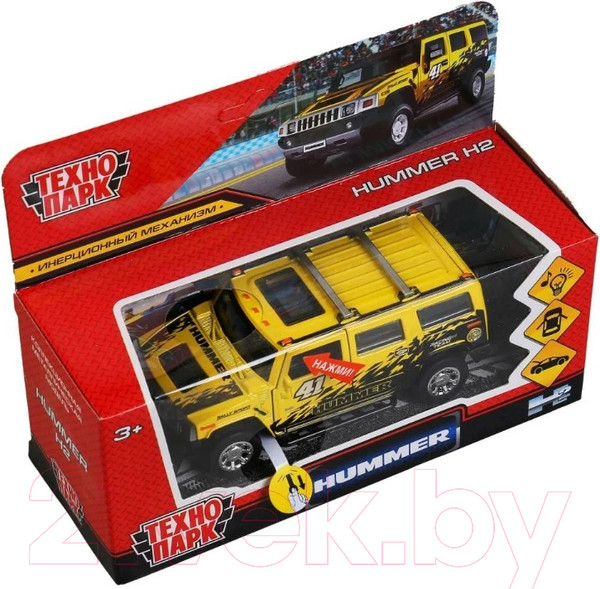 Изображение товара Автомобиль игрушечный Технопарк Hummer H2 Спорт / HUM2-12SLSRT-YE (желтый)