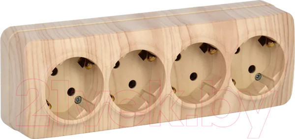 Изображение товара Розетка IEK Glory ERH41-K34-16 (сосна)