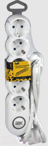 Изображение товара Удлинитель IEK WYP53-16-05-D15-ZK