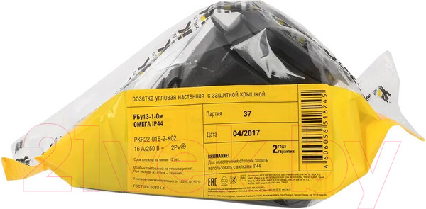 Изображение товара Розетка IEK Омега PKR22-016-2-K02