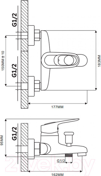 Изображение товара Смеситель Ekko E32104