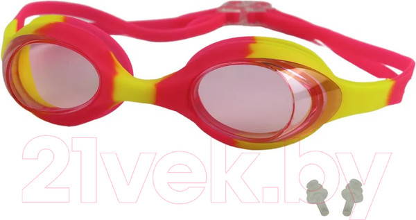 Изображение товара Очки для плавания Elous YG-1300 (розовый/желтый)