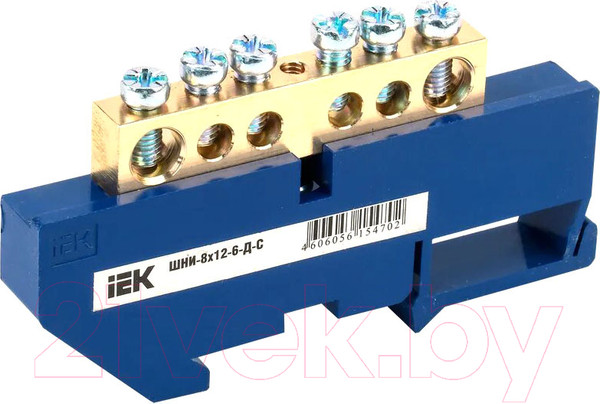 Изображение товара Шина нулевая IEK YNN10-812-6D-K07