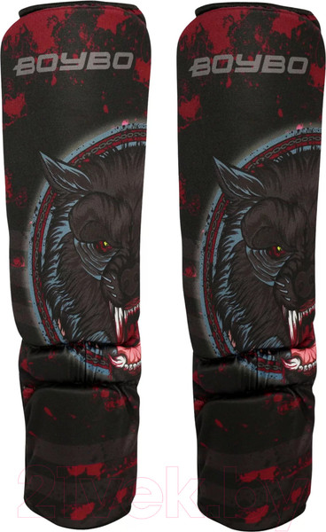 Изображение товара Защита голень-стопа для единоборств BoyBo Wolf (XL, нейлон)