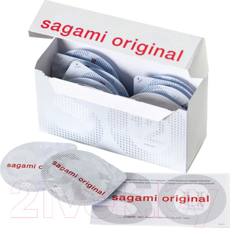 Изображение товара Презервативы Sagami Original 0.02 / 30155 (12шт)