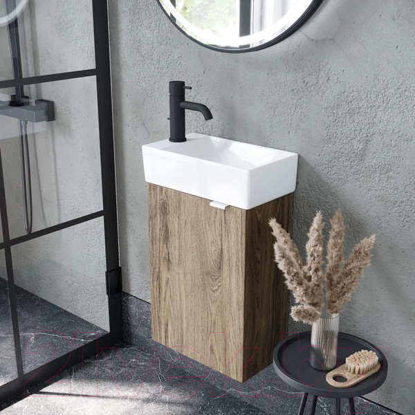 Изображение товара Тумба под умывальник Sancos Mini / MN35ECHL (дуб чарльстон)