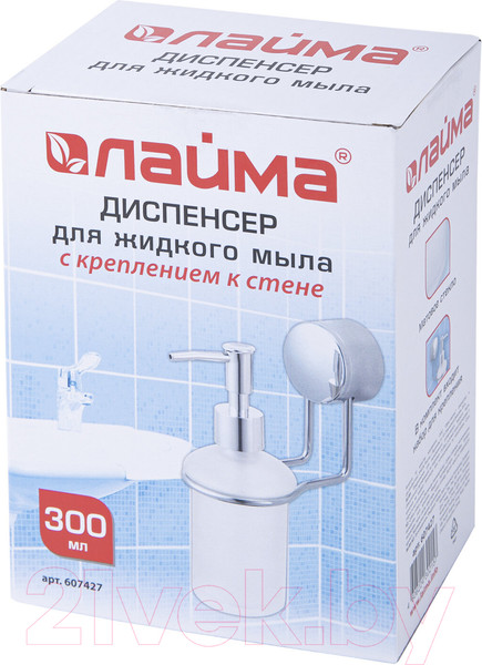 Изображение товара Дозатор для жидкого мыла Laima 607427