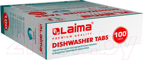 Изображение товара Таблетки для посудомоечных машин Laima Premium Quality All in 1 / 607609  (100шт)