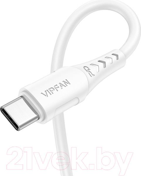 Изображение товара Кабель Vipfan P05 Type-C-Type-C (1м, белый)