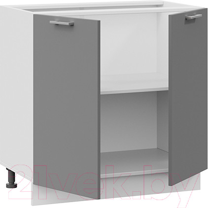 Изображение товара Шкаф-стол кухонный ТриЯ Габриэлла 1Н8 (белый/титан)