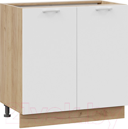 Изображение товара Шкаф-стол кухонный ТриЯ Габриэлла 1Н8 (дуб крафт золотой/сноу)