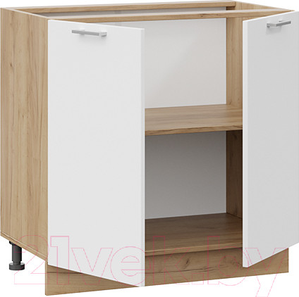 Изображение товара Шкаф-стол кухонный ТриЯ Габриэлла 1Н8 (дуб крафт золотой/сноу)