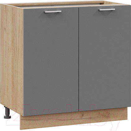 Изображение товара Шкаф-стол кухонный ТриЯ Габриэлла 1Н8 (дуб крафт золотой/титан)