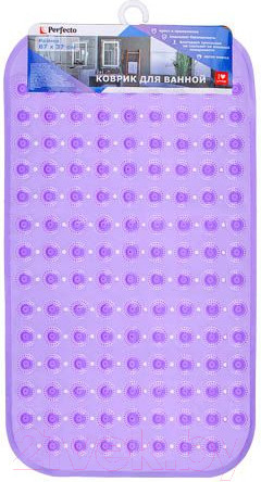 Изображение товара Коврик для ванной Perfecto Linea 22-267375 (фиолетовый)