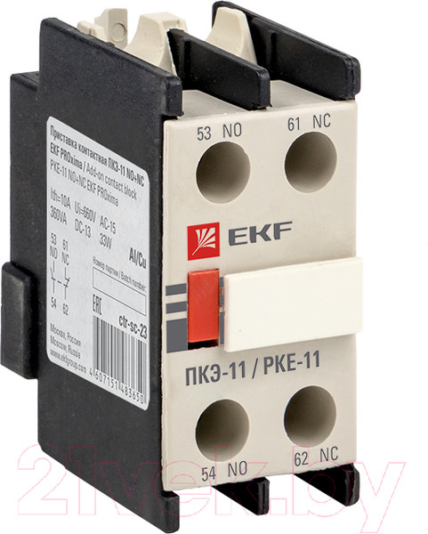 Изображение товара Приставка контактная EKF PROxima ПКЭ-11 1НО+1НЗ / ctr-sc-23