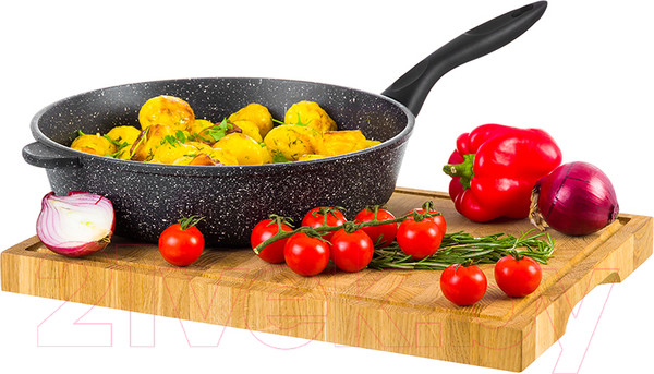 Изображение товара Сковорода Elan Gallery Гармония вкуса / 120111 (черный мрамор)