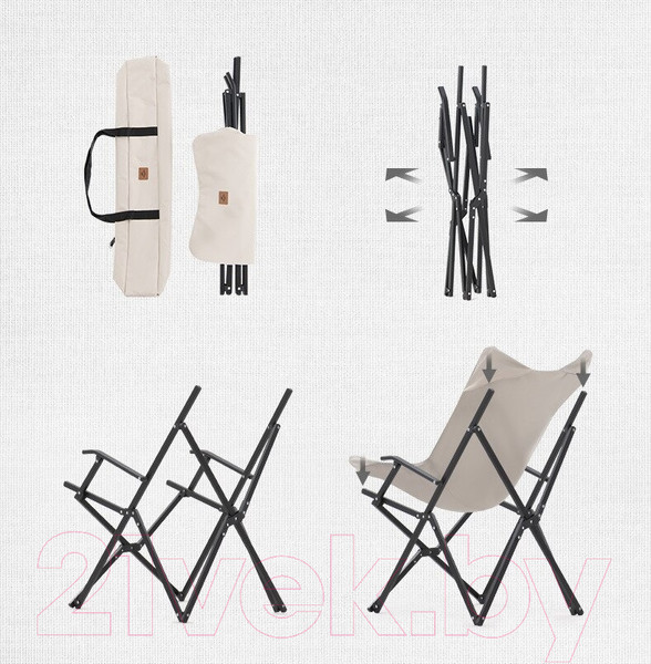 Изображение товара Стул складной Naturehike NH21JJ003 / 6927595774731 (бежевый)