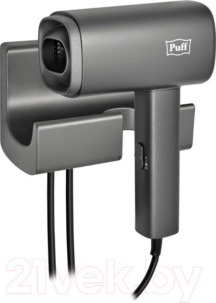 Изображение товара Фен настенный Puff 1601GR (серый матовый)