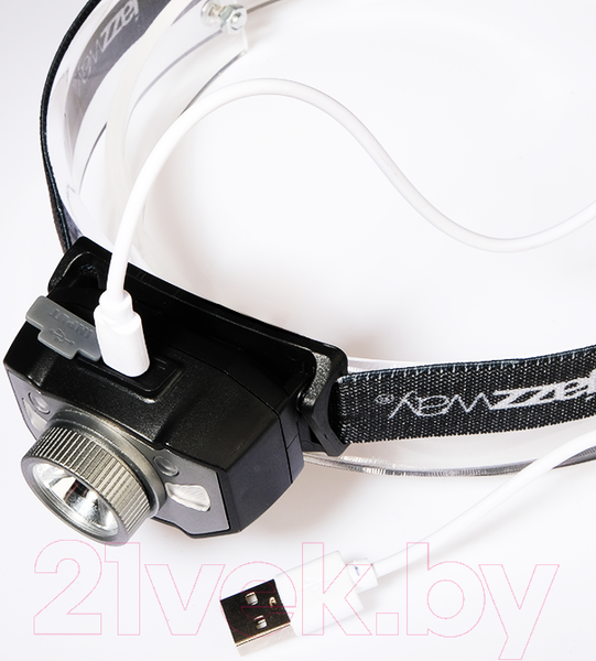 Изображение товара Фонарь JAZZway AccuH1-L5WZ-BK / 5036642 (черный/серый)