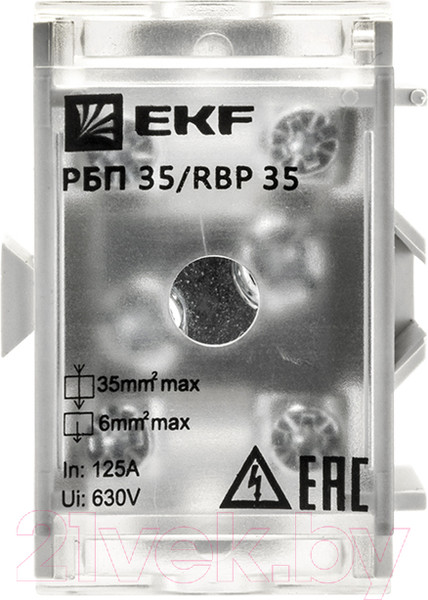 Изображение товара Распределительный блок на DIN-рейку EKF PROxima RBP-35-50