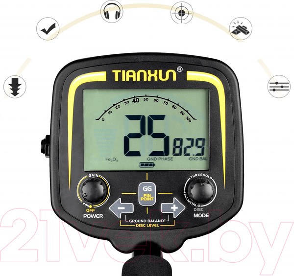 Изображение товара Металлоискатель Tianxun TX-850RU