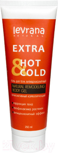 Изображение товара Гель антицеллюлитный Levrana Extra Hot&Сold термоактивный корректирующий (250мл)