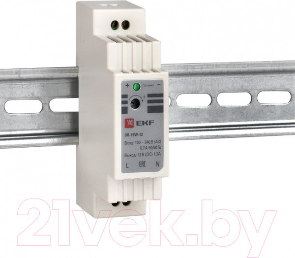 Изображение товара Блок питания на DIN-рейку EKF PROxima DR-15W-12