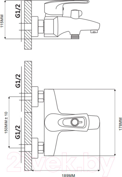 Изображение товара Смеситель Ekko E32701